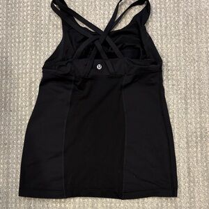 lululemon athletica Black Tank Top